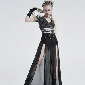 Punk Rave raising hell skirt